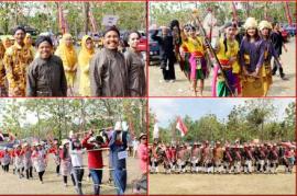 Bregodo Lombok Abang dan Gunungan Tas Raksasa Wonotoro Juara Umum Karnaval Pembangunan